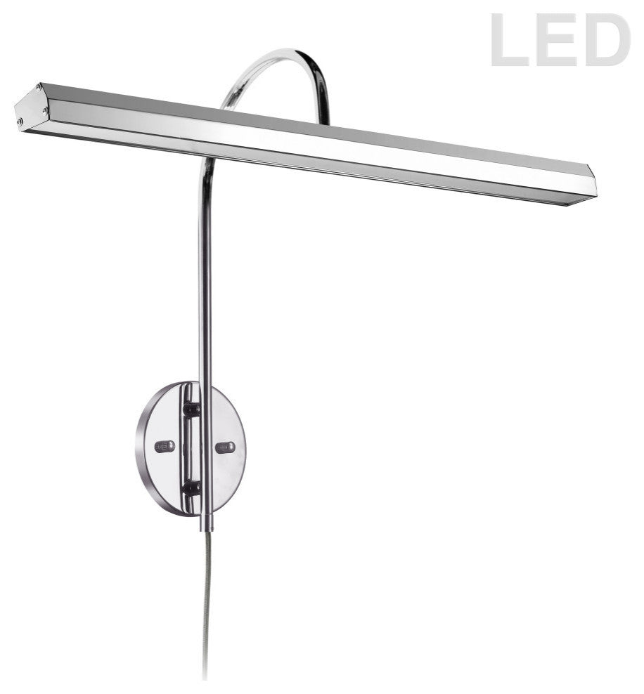 30W Picture Light, Polished Chrome