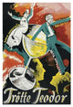 "Vintage Film Posters: Theodore Trot "Trotte Teodor" Print, 18"x26"