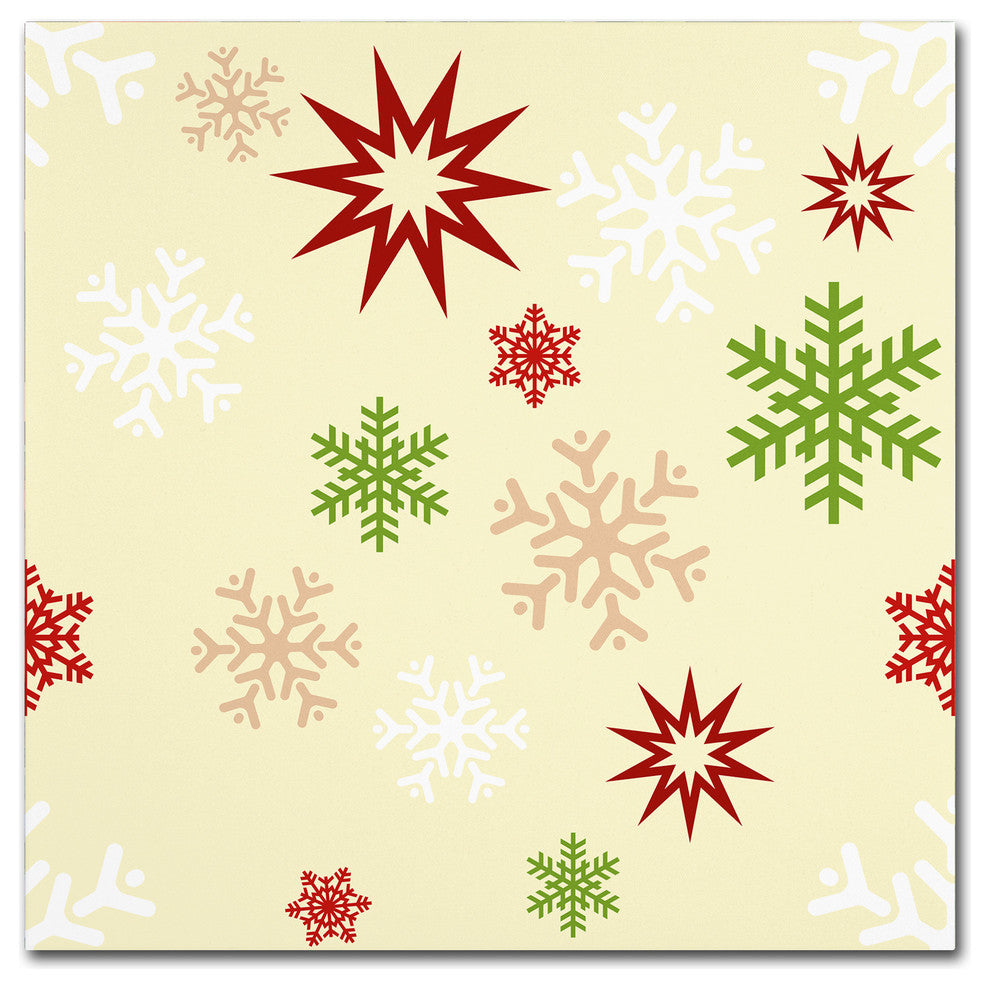 Tina Lavoie 'Beautiful Christmas IX' Canvas Art, 18" x 18"