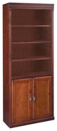 Beaumont Lane 6 Shelf Wood Bookcase in Vibrant Cherry