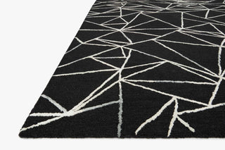 Verve VER-03 Black / Ivory 18" x 18" Sample Swatch