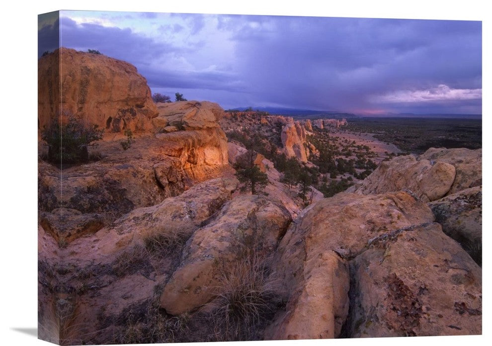 "Rocky Outcroppings In El Malpais National Monument, New Mexico" Artwork