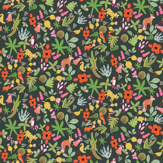 Holalola Selva Peel and Stick Wallpaper, Black