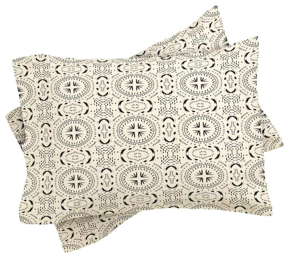 Holli Zollinger Mandala Tile Light Duvet Cover Set, King