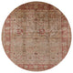 Ahgly Company Indoor Round Mid-Century Modern Area Rugs, 8' Round
