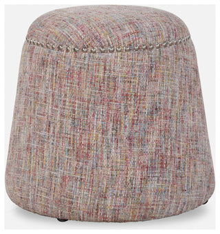 Uttermost - 23834 - Ottoman - Gumdrop - Brushed Nickel