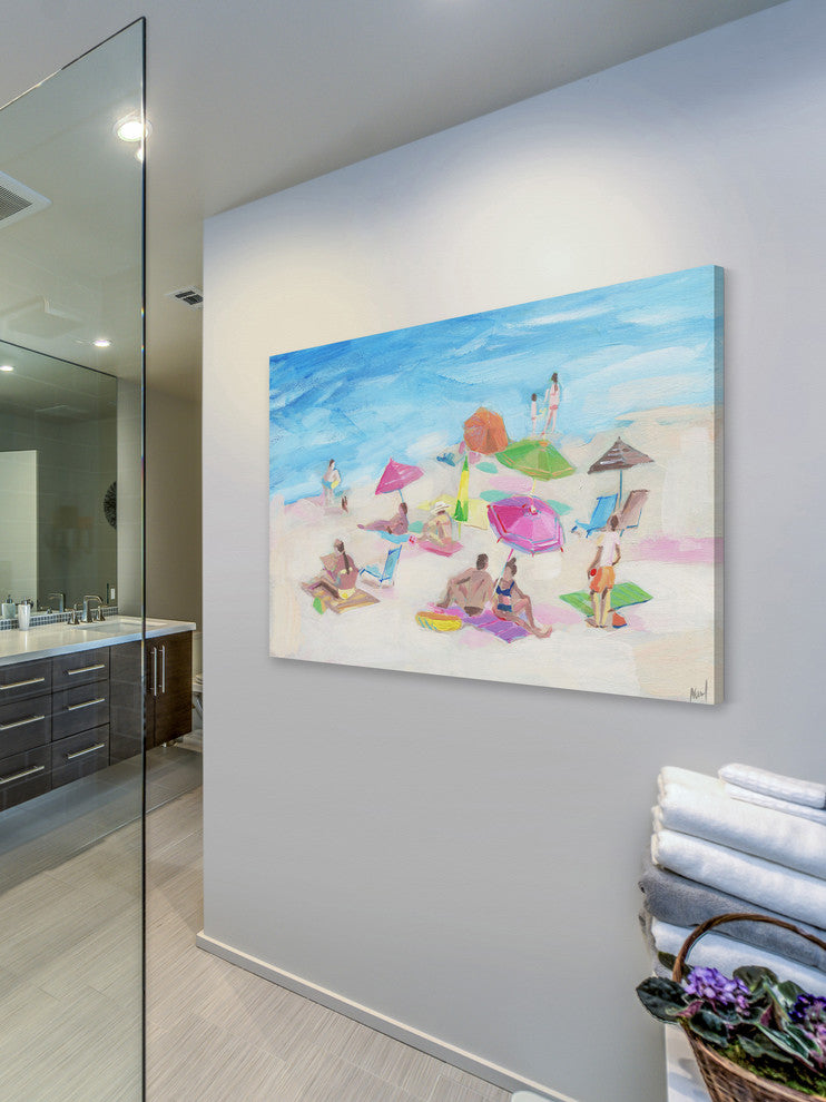 "Catching the Rays" Painting Print on Wrapped Canvas, 30"x20"