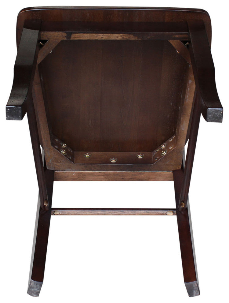 Set of Two Madrid Chairs, Rich Mocha