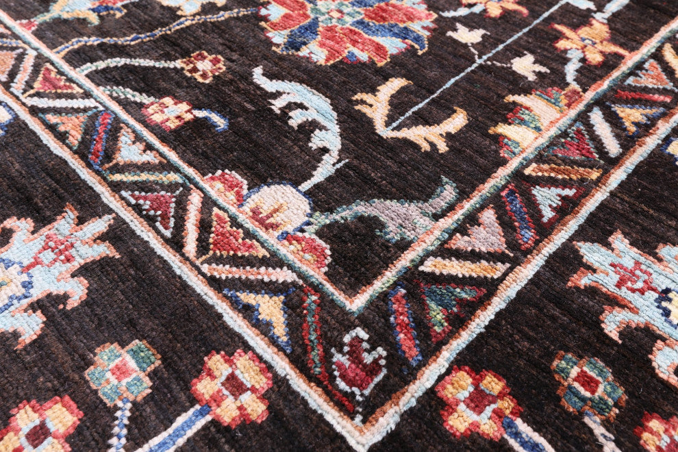 6' 4" X 8' 9" Persian Tabriz Hand Knotted Wool Rug Q10099