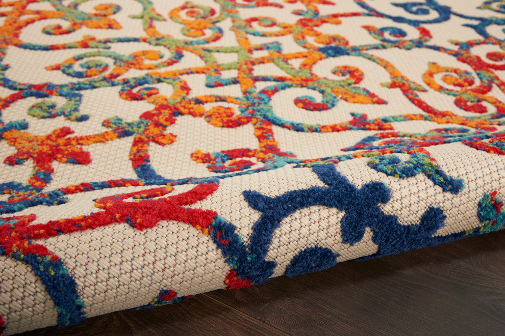 Nourison Aloha 6' x 9' Multicolor Contemporary Area Rug
