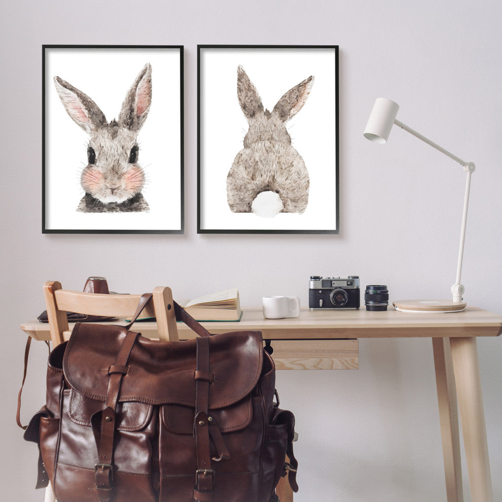 Adorable Bunny Cotton Tail Kid's Rabbit Blushing,24 x 30