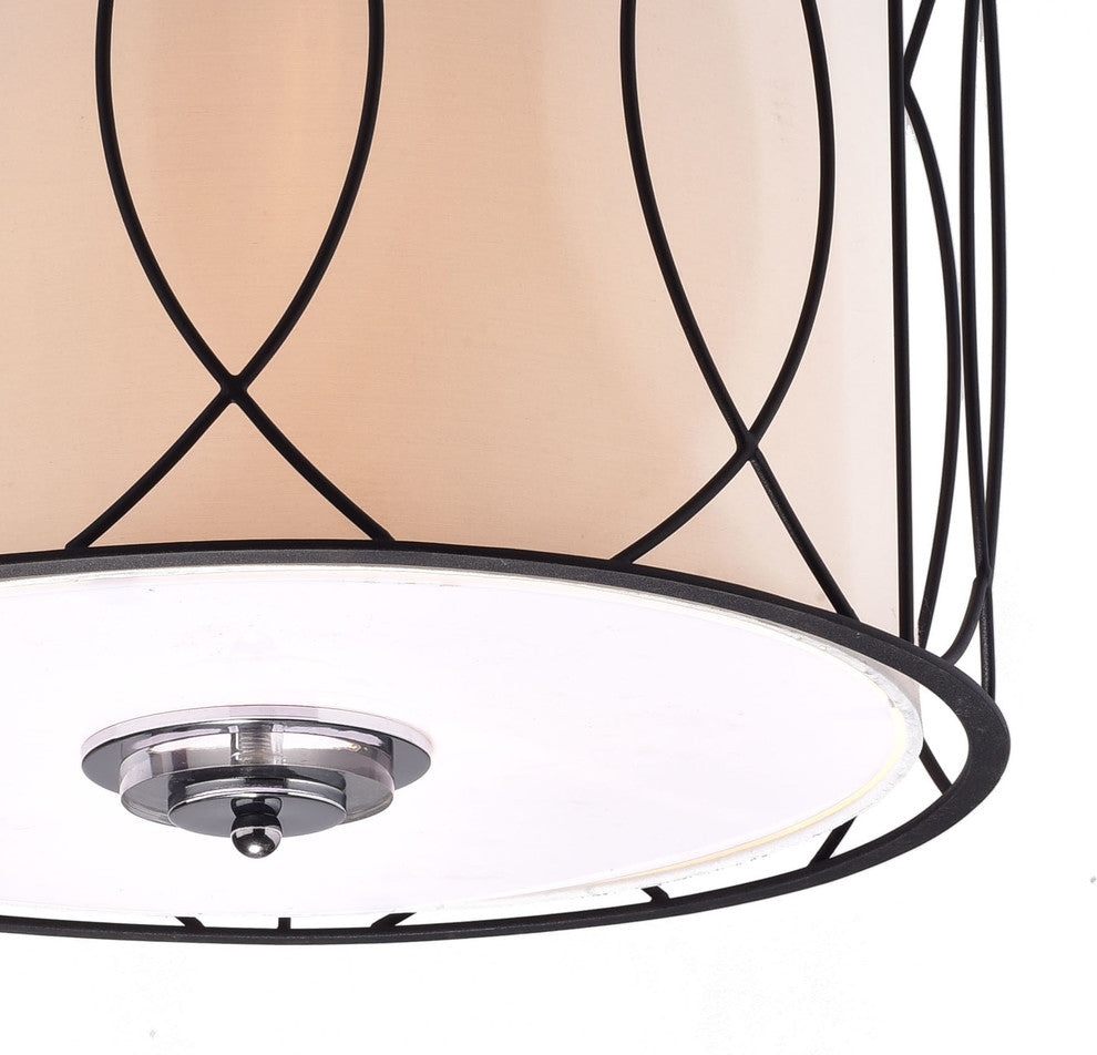 Ancus 3-Light Drum Pendant