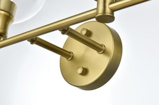 Elegant Lighting LD2322 Collier 4 Light 38"W Vanity Light - Satin Gold