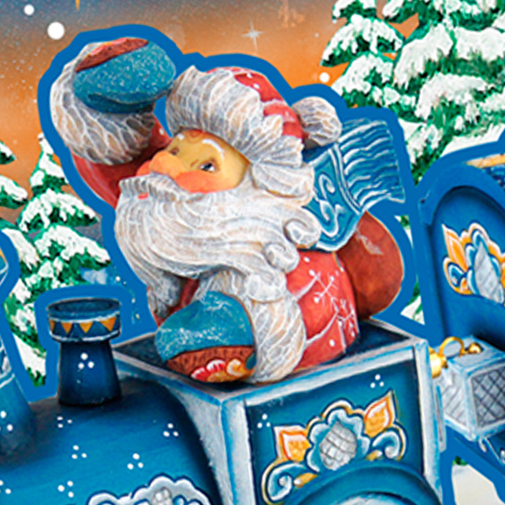 Santa's Arriva Free Standing  Garden Decor