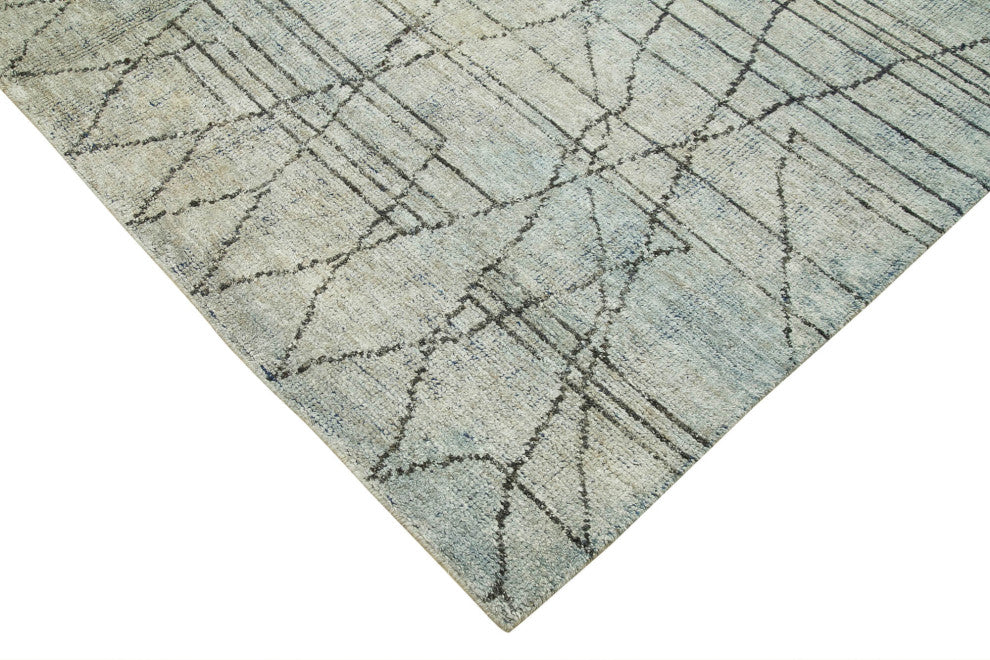 Rug N Carpet - Handmade Decorative 8' 0'' x 9' 10'' Moroccan Area Rug