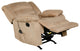 Relaxzen Rocker Recliner With Massage, Heat and Dual USB, Beige