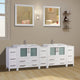 Vanity Art Vanity Set With Ceramic Top, 96"