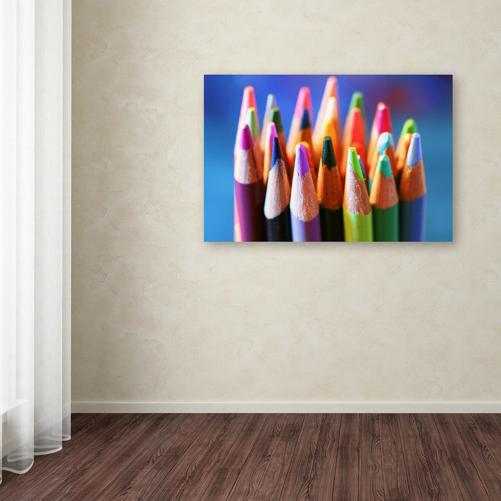 Jason Shaffer ''Pencils 2'' Canvas Art, 19x12
