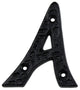 3" Cast Iron Alphabet A