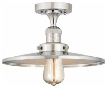 Innovations Lighting 517-1CH-PC-MFR-PC-12 1 Light 12" Semi-Flush Mount
