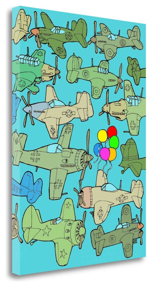 "Odd Ones - Balloons" By Duncan Wilson, Giclee Print on Gallery Wrap Canvas