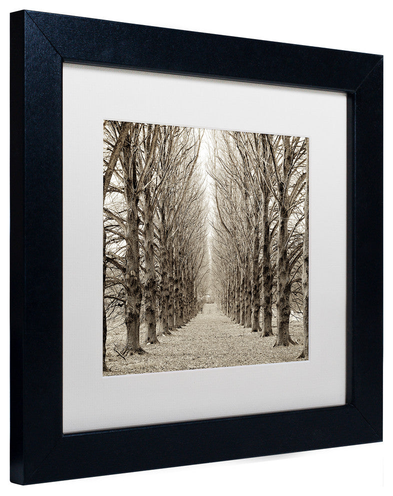 Alan Blaustein ''Hampton Gates Promenade III'' Art, Black Frame, White Mat, 11x11