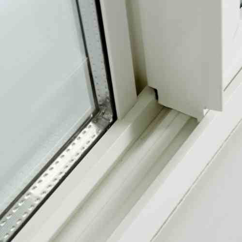 24x24 Vinyl Utility Left, Hand Sliding Window with Dual Pane Insulated Glass