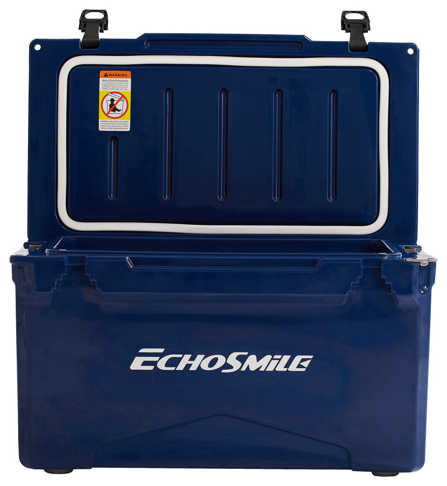 EchoSmile 30 qt. Rotomolded Cooler, Dark Blue