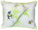 Birds & Bees II Extra Large Zippered Pillow 20x24