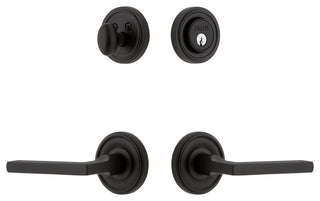 Ageless Iron Loch Rosette Combo Pack Dirk Lever, Black Iron
