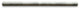 Carrara White Marble Venato Carrera Pencil Liner Trim Molding Honed, 1 piece