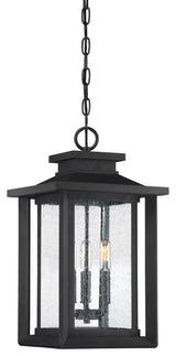 Wakefield 3-Light Outdoor Lantern, Earth Black