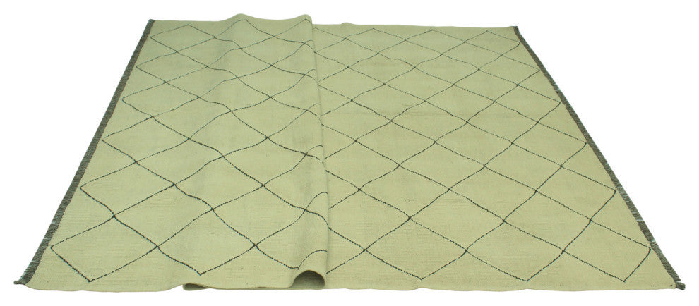 Winchester Kilim Hashim Ivory/Brown Rug, 6'3x9'10