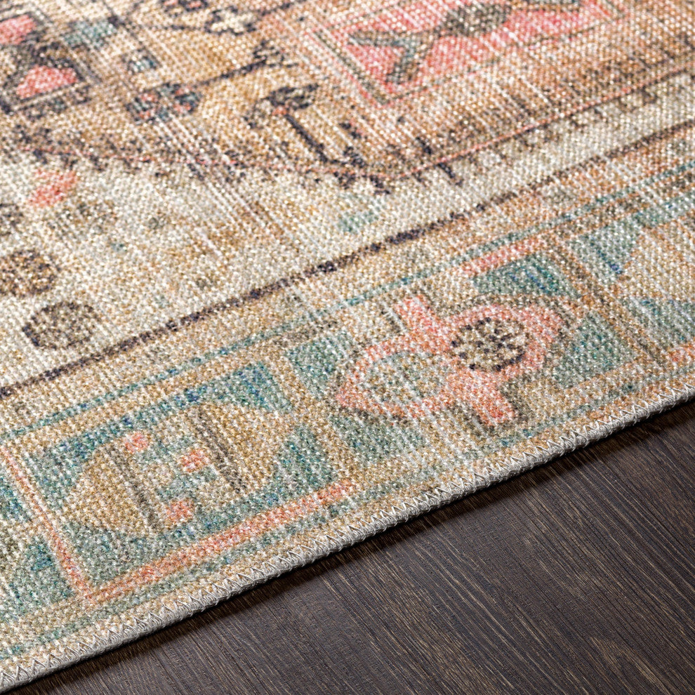 Alanya ALY-2306 2'7"x7'3" Machine Washable Rug