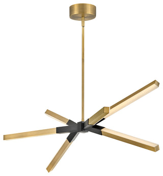 Fredrick Ramond Rae Small Led Linear, Lacquered Brass