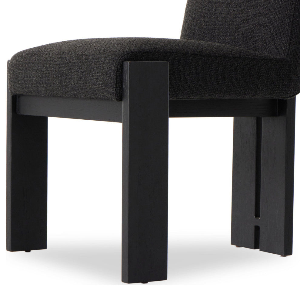 Roxy Dining Chair Gibson Black, Brushed Ebony Oak