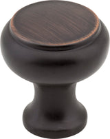 Elements 3898 Westbury 1-3/16 Inch Mushroom Cabinet Knob - Brushed Oil Rubbed