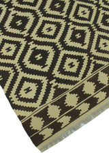 Winchester Kilim Panhyar Brown Rug