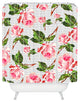 Deny Designs Allyson Johnson Roses And Stripes Shower Curtain