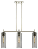 Crown Point 3 30.5" Island Lighting Polished Nickel