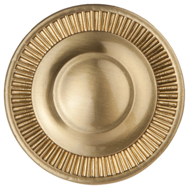 Sumner Street Home Hardware Minted Knob, Small, Satin Brass