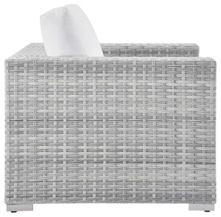 Convene 3-Piece Outdoor Patio Set - Light Gray White