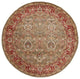 Safavieh Persian Legend Pl819B Rug, Light Green/Rust, 6'0" X 6'0"