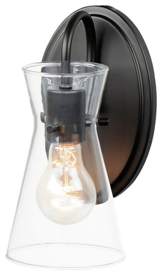 Maxim 12481 Ava 10" Tall Bathroom Sconce - Black