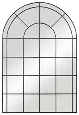 Uttermost Grantola Black Arch Iron Mirror