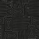 Emily Rayna Black Pathways Peel and Stick Wallpaper