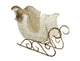 Sisal Glittering Lighted Christmas Sleigh Yard Art Decoration