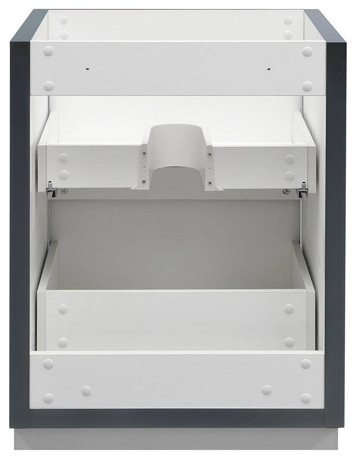 Fresca FCB8424GG Valencia 24" Dark Slate Gray Free Standing Bathroom Cabinet