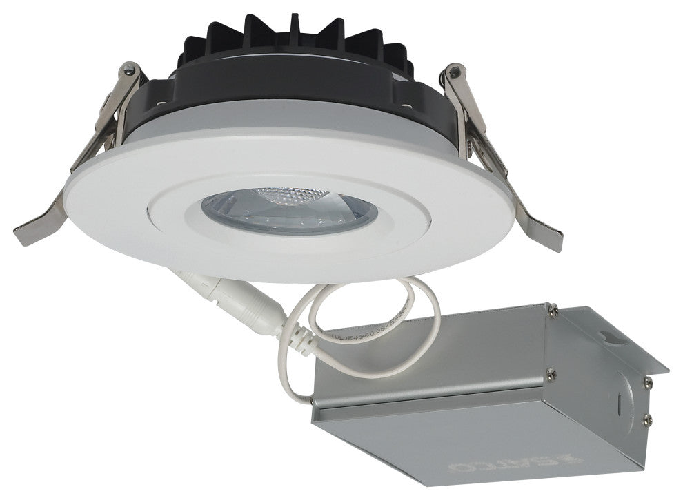 12 Watt LED Downlight - Gimbaled - 4 in. - 120 Volt - Round - Remote Driver