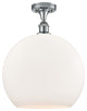 Innovations 516-1C-PC-G121-14 1-Light Semi-Flush Mount, Polished Chrome